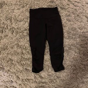 Black Lululemon Capris